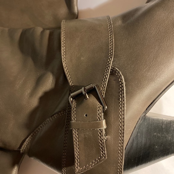 Aldo grey/brown over the knee boots, size 40/9 - Picture 4 of 5